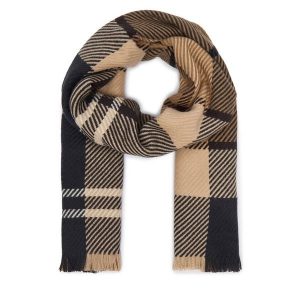 Szalik Barbour. Brązowe szaliki Barbour, bez wzorów. Za 244,99 zł.