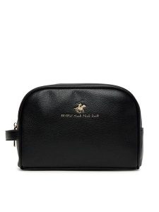 Beverly Hills Polo Club Kosmetyczka BHPC-U1-004-SS25 Czarny. Czarne kosmetyczki Beverly Hills Polo Club, bez wzorów, z materiału. Za 79,99 zł.