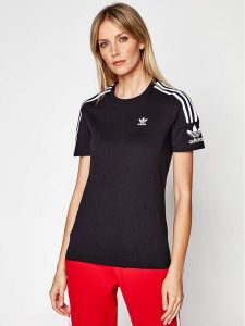 Adidas T-Shirt Lock Up ED7530 Czarny Regular Fit. Czarne t-shirty ADIDAS, bez wzorów, z bawełny, bez kołnierzyka, bez ramiączek. Za 99,99 zł.