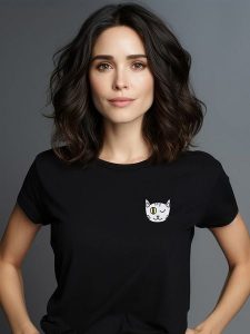 WOOOP Koszulka w kolorze czarnym rozmiar: XXL. Czarne bluzki Wooop, xxl, bez wzorów, z bawełny, bez kołnierzyka, bez ramiączek. Za 56,99 zł.