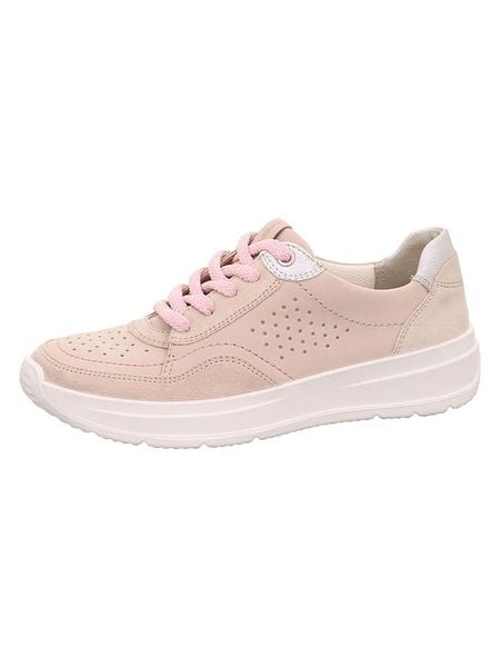 Legero Skórzane sneakersy "Sprinter" w kolorze jasnoróżowym rozmiar: 42,5. Różowe trampki Legero, bez wzorów, bez zapięcia. Za 280,61 zł.