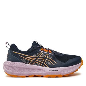 Buty do biegania Asics. Niebieskie buty sportowe ASICS, bez wzorów, bez zapięcia, do biegania. Za 429,99 zł.