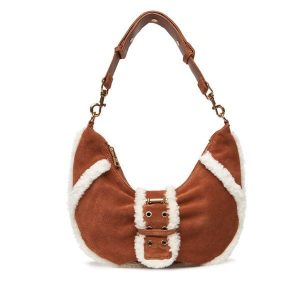 Torebka Marciano Guess. Brązowe torebki klasyczne Marciano Guess, z aplikacjami, bez dodatków. Za 659,99 zł.