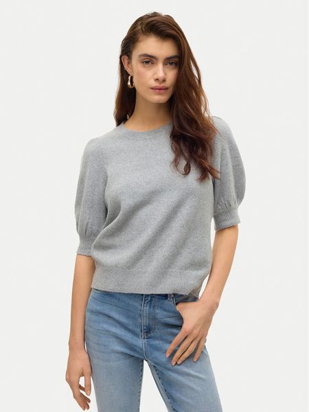 Vero Moda Sweter Doffy 10278313 Szary Regular Fit. Szare swetry klasyczne Vero Moda, s, z syntetyku, bez kołnierzyka. Za 99,99 zł.