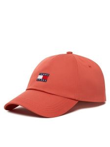Tommy Jeans Czapka z daszkiem Tjw Heritage Core 5 Panel Cap AW0AW16991 Koralowy. Pomarańczowe czapki Tommy Jeans, bez wzorów, z bawełny. Za 149,99 zł.