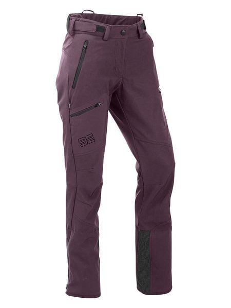 Maul Sport Softshellowe spodnie trekkingowe w kolorze fioletowym rozmiar: 34. Różowe spodnie dresowe Maul Sport, bez wzorów, outdoorowe. Za 248,27 zł.