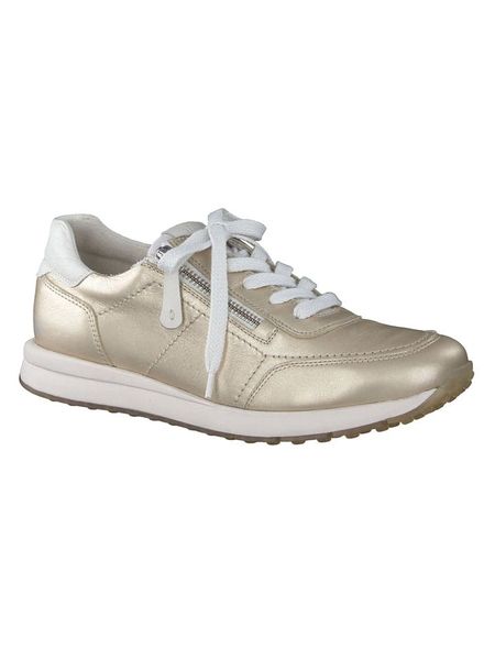 Paul Green Skórzane sneakersy w kolorze złotym rozmiar: 40,5. Zielone trampki Paul Green, bez wzorów, bez zapięcia. Za 410,94 zł.