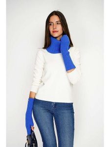 William de Faye Szal-koło w kolorze niebieskim - 30 x 28 cm rozmiar: onesize. Niebieskie szaliki William de Faye, bez wzorów, z kaszmiru. Za 104,89 zł.