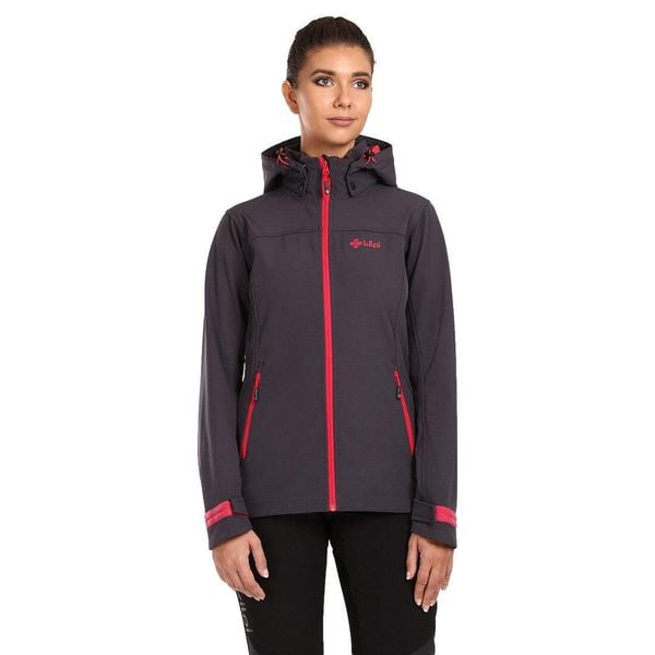 Damska kurtka softshell Kilpi RAVIA-W. Szare kurtki Kilpi, s, bez wzorów, z softshellu, bez kaptura. Za 256,81 zł.