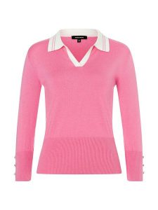 More & More Sweter w kolorze jasnoróżowym rozmiar: 40. Różowe swetry oversize More & More, s, bez wzorów, z wiskozy, bez ramiączek. Za 87,81 zł.