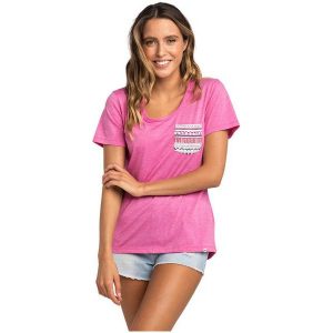 Rip Curl Koszulka Damska Beauty Pocket Tee Xs Różowa. Bluzki marki Rip Curl. Za 129,00 zł.