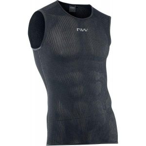 Koszulka rowerowa potówka NORTHWAVE Light Base Layer. Czarne koszule nocne Northwave, bez wzorów, bez ramiączek. Za 145,00 zł.