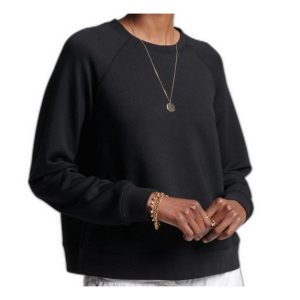 Bluza turystyczna damska Superdry Studios Modal Crew. Niebieskie bluzy Superdry, s, bez wzorów, z elastanu, bez kaptura. Za 176,00 zł.