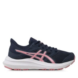 Buty do biegania Asics. Niebieskie buty sportowe ASICS, bez wzorów, bez zapięcia, do biegania. Za 189,99 zł.