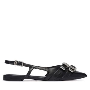 Baleriny Tamaris. Czarne balerinki Tamaris, bez wzorów, bez obcasa, bez zapięcia. Za 329,99 zł.