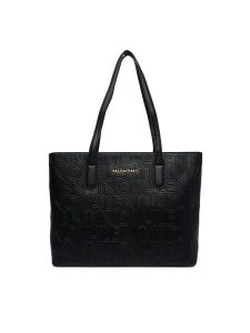 Valentino Torebka Pansy VBS8PG01 Czarny. Czarne shopper bag Valentino, bez wzorów, ze skóry, bez dodatków. Za 699,99 zł.