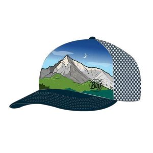 Czapka z daszkiem Buff Trucker Cap. Żółte czapki Buff, bez wzorów. W wyprzedaży za 62,96 zł.