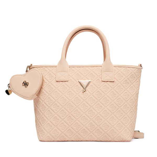 Torebka Guess. Czerwone torebki klasyczne Guess, z aplikacjami, bez dodatków. Za 319,99 zł.