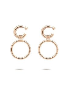 Liebeskind Kolczyki-półkreole rozmiar: onesize. Czerwone kolczyki Liebeskind, ze stali. Za 178,37 zł.