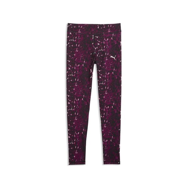 Młodzieżowe legginsy Train All Day Essentials z nadrukiem PUMA. Czerwona legginsy Puma, bez wzorów, z dżerseju. Za 129,00 zł.