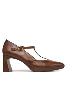 Hispanitas Półbuty HI254342 Brązowy. Brązowe czółenka Hispanitas, bez wzorów, ze skóry, bez obcasa, na obcasie, bez zapięcia. Za 479,99 zł.