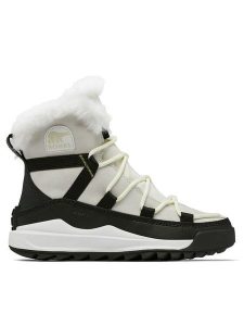 Sorel Botki Ona™ Rmx Glacy Plus Wp 2083061125 Biały. Białe botki Sorel, bez wzorów, ze skóry, bez obcasa, na płaskiej podeszwie, bez zapięcia. Za 469,99 zł.