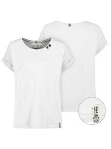 Sublevel Koszulka w kolorze białym rozmiar: XS. Białe bluzki Sublevel, xs, bez wzorów, bez kołnierzyka, bez ramiączek. Za 43,88 zł.