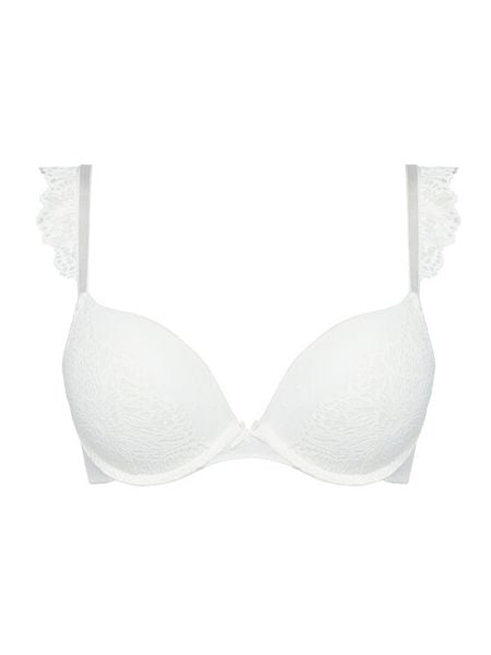 Hunkemöller Biustonosz push-up Posie PP Maximizer 302550 Biały. Białe biustonosze Hunkemöller, bez wzorów, z syntetyku. Za 99,99 zł.