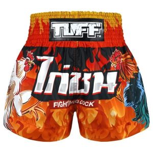 Spodenki treningowe TUFF Fighting Rooster XL. Brązowe szorty TUFF, bez wzorów, sportowe. Za 149,00 zł.