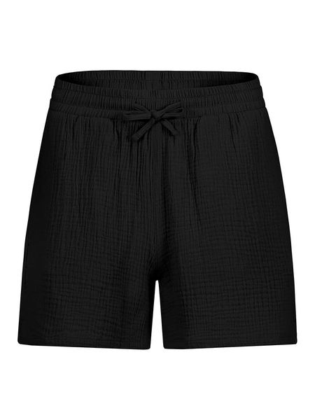 Sublevel Szorty w kolorze czarnym rozmiar: M. Czarne szorty Sublevel, bez wzorów, z bawełny, z podwyższonym stanem. Za 74,46 zł.