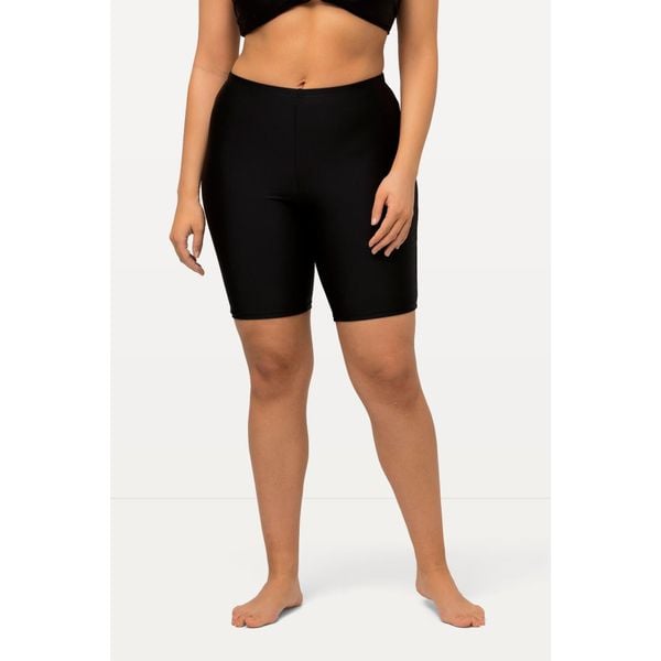 Damskie Spodenki do pływania szybkoschnące. Czarne bikini Ulla Popken, bez wzorów, z elastanu. Za 93,99 zł.