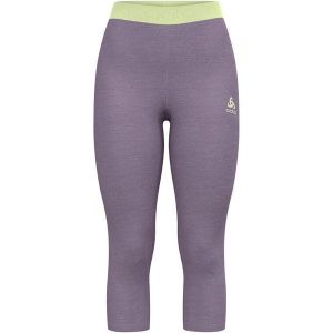 Legginsy termoaktywne 3/4 damskie ODLO Revelstoke PW 150 BL Bottom 3/4. Fioletowe legginsy ODLO, bez wzorów. Za 329,99 zł.