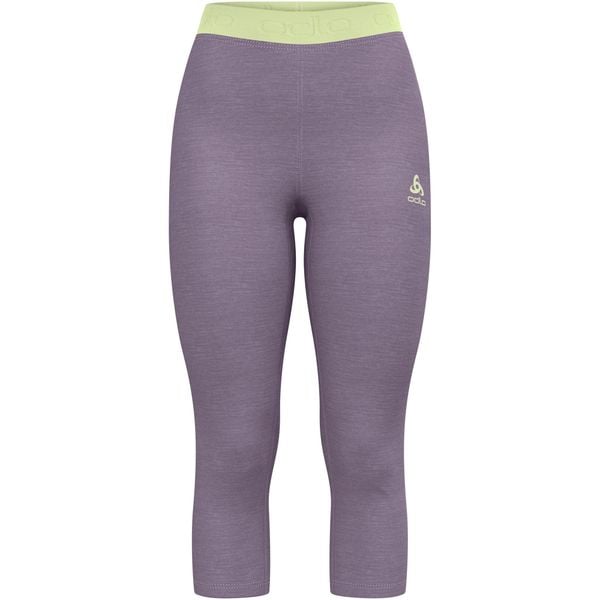 Legginsy termoaktywne 3/4 damskie ODLO Revelstoke PW 150 BL Bottom 3/4. Fioletowe legginsy ODLO, bez wzorów. Za 329,99 zł.