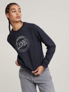 G-Star Bluza w kolorze granatowym rozmiar: M. Niebieskie bluzy G-Star, m, bez wzorów, z materiału, bez kaptura. Za 140,53 zł.