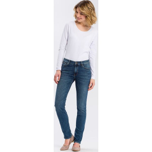Dżinsy "Anya" - Slim fit - w kolorze niebieskim. Niebieskie jeansy marki Cross Jeans, z aplikacjami. W wyprzedaży za 136,95 zł.
