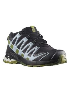 SALOMON Buty "Xa Pro 3D v8 Gore-Tex" w kolorze czarno-białym do biegania rozmiar: 41 1/3. Białe buty sportowe Salomon, bez wzorów, z gore-texu, bez zapięcia, do biegania, gore-tex. Za 461,21 zł.