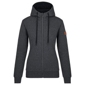 Bluza damska Kilpi LEINES-W. Czarne bluzy Kilpi, xs, bez wzorów, bez kaptura. Za 189,67 zł.