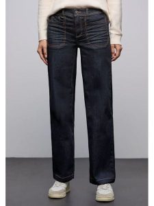 Street One Dżinsy - Comfort fit - w kolorze granatowym rozmiar: W27/L32. Niebieskie jeansy Street One, bez wzorów. Za 152,26 zł.