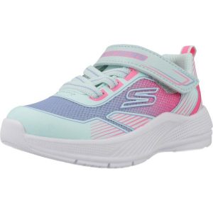 Buty SKECHERS MICROSPEC ADVANCE OASIS Niebieski. Niebieskie buty trekkingowe Skechers, z syntetyku, bez zapięcia. Za 174,99 zł.