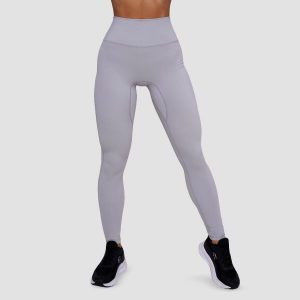 Legginsy damskie functional training z wysokim stanem szare FIT. Szare legginsy GYMBEAM, bez wzorów, z elastanu, z podwyższonym stanem. Za 112,90 zł.