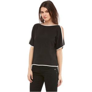 Fornarina Koszulka Damska Gilda Nero T-Shirt (Rozmiar S). Bluzki marki Fornarina. W wyprzedaży za 131,00 zł.