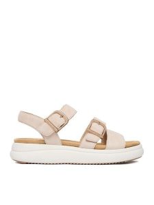 Remonte Sandały CEO-D0L50-60 Beżowy. Brązowe sandały Remonte, bez wzorów, ze skóry, bez obcasa, na płaskiej podeszwie, bez zapięcia. Za 389,99 zł.