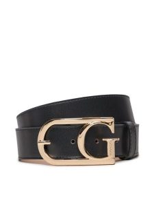 Guess Pasek Damski BW9200 P5135 Czarny. Czarne paski Guess, z aplikacjami, ze skóry. Za 169,99 zł.