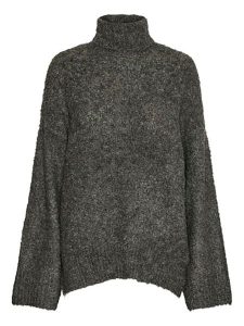 Pieces Sweter w kolorze khaki rozmiar: M. Brązowe golfy Pieces, bez wzorów, z wełny. Za 65,85 zł.
