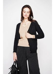 C& Jo Kardigan w kolorze czarnym rozmiar: 42. Czarne kardigany C& Jo, ze splotem. Za 121,99 zł.