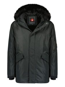 Canadian Peak Parka "Adan" w kolorze czarnym rozmiar: XXL. Czarne płaszcze Canadian Peak, xxl, bez wzorów, bez kaptura. Za 270,95 zł.