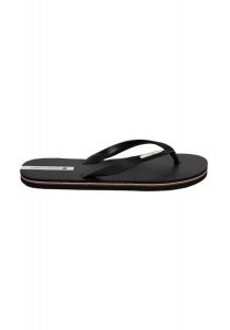 Japonki plażowe Gorilla Wear Kokomo Flip-Flops. Czarne klapki GORILLA WEAR, bez wzorów, prążkowane, bez obcasa. Za 99,40 zł.
