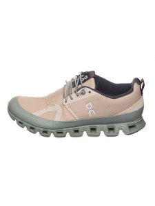 ON RUNNING Sneakersy "Cloud Dip" w kolorze beżowo-zielonym rozmiar: 36.5. Brązowe trampki On Running, bez wzorów, bez zapięcia. Za 434,85 zł.