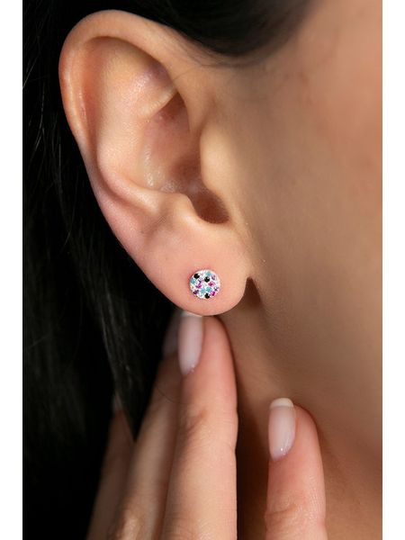 Lodie Silver Srebrne kolczyki-wkrętki z cyrkoniami rozmiar: onesize. Szare kolczyki Lodie Silver, z cyrkonią, srebrne. Za 41,30 zł.