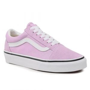 Buty do chodzenia damskie Vans Old Skool. Czerwone trampki Vans, bez wzorów, z materiału, bez zapięcia. Za 334,85 zł.